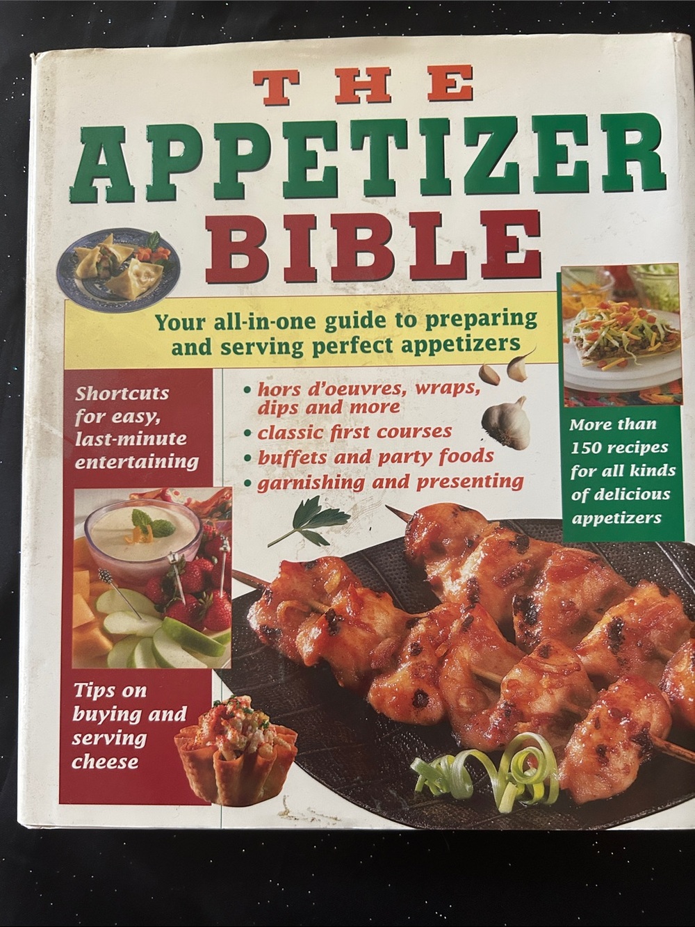 The Appetizer Bible Hardcover Cookbook